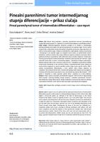 prikaz prve stranice dokumenta Pinealni parenhimni tumor intermedijarnog stupnja diferencijacije – prikaz slučaja