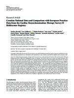 prikaz prve stranice dokumenta Croatian National Data and Comparison with European Practice: Data from the Cardiac Resynchronization Therapy Survey II Multicenter Registry