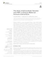 prikaz prve stranice dokumenta The Role of Extracellular Vesicles and PIBF in Embryo-Maternal Immune-Interactions