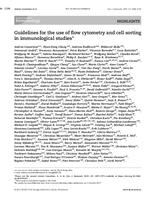 prikaz prve stranice dokumenta Guidelines for the use of flow cytometry and cell sorting in immunological studies : Guidelines for the use of flow cytometry and cell sorting in immunological studies
