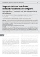 prikaz prve stranice dokumenta Hepatocelularni karcinom i nealkoholna masna bolest jetre