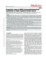 prikaz prve stranice dokumenta Prognostic value of IMP3 immunohistochemical expression in triple negative breast cancer