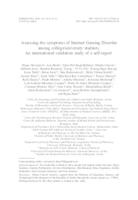 prikaz prve stranice dokumenta Assessing the symptoms of Internet Gaming Disorder among college/university students: An international validation study of a self-report