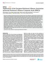 prikaz prve stranice dokumenta Applications of the European Parkinson's Disease Association sponsored Parkinson's Disease Composite Scale (PDCS)