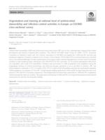 prikaz prve stranice dokumenta Organization and training at national level of antimicrobial stewardship and infection control activities in Europe: an ESCMID cross-sectional survey