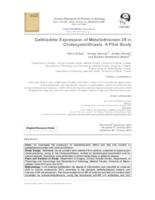 prikaz prve stranice dokumenta Gallbladder Expression of Metallothionein I/II in Cholecystolithiasis. A Pilot Study