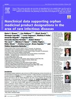 prikaz prve stranice dokumenta Nonclinical data supporting orphan medicinal product designations in the area of rare infectious diseases
