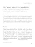 prikaz prve stranice dokumenta Hip Fractures in Elderly – Ten Years Analysis