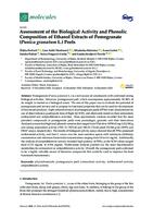 prikaz prve stranice dokumenta Assessment of the Biological Activity and Phenolic Composition of Ethanol Extracts of Pomegranate (Punica granatum L.) Peels