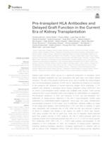 prikaz prve stranice dokumenta Pre-transplant HLA Antibodies and Delayed Graft Function in the Current Era of Kidney Transplantation