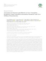 prikaz prve stranice dokumenta Assessment of Steatosis and Fibrosis in Liver Transplant Recipients Using Controlled Attenuation Parameter and Liver Stiffness Measurements