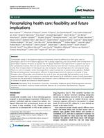 prikaz prve stranice dokumenta Personalizing health care: feasibility and future implications