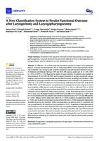 prikaz prve stranice dokumenta A New Classification System to Predict Functional Outcome after Laryngectomy and Laryngopharyngectomy