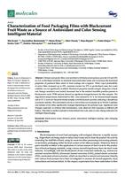 prikaz prve stranice dokumenta Characterization of Food Packaging Films with Blackcurrant Fruit Waste as a Source of Antioxidant and Color Sensing Intelligent Material