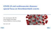 prikaz prve stranice dokumenta COVID-19 and the cardiovascular system - special  focus on thromboembolic events