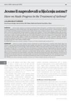 prikaz prve stranice dokumenta Jesmo li napredovali u liječenju astme?