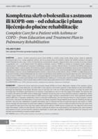 prikaz prve stranice dokumenta Kompletna skrb o bolesniku s astmom ili KOPB-om – od edukacije i plana liječenja do plućne rehabilitacije