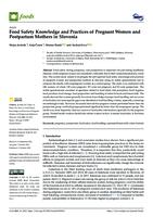 prikaz prve stranice dokumenta Food Safety Knowledge and Practices of Pregnant Women and Postpartum Mothers in Slovenia
