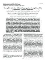 prikaz prve stranice dokumenta Incomplete Activation of Macrophage Apoptosis during Intracellular Replication of