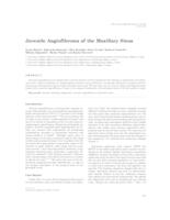 prikaz prve stranice dokumenta Juvenile Angiofibroma of the Maxillary Sinus