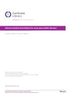 prikaz prve stranice dokumenta Enteral nutrition formulations for acute pancreatitis