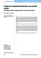 prikaz prve stranice dokumenta Advantages and disadvantages of cohort and case-control studies