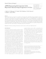 prikaz prve stranice dokumenta αSMA-Expressing Perivascular Cells Represent Dental Pulp Progenitors In Vivo