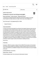prikaz prve stranice dokumenta Clindamycin-induced necrotising oesophagitis