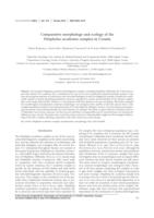prikaz prve stranice dokumenta Comparative morphology and ecology of the Pelophylax esculentus complex in Croatia