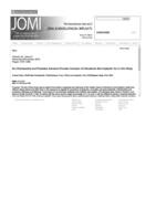 prikaz prve stranice dokumenta Do Chlorhexidine and Probiotics Solutions  Provoke Corrosion of Orthodontic Mini-implants?  An In Vitro Study