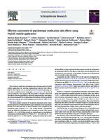 prikaz prve stranice dokumenta Effective assessment of psychotropic medication side effects using PsyLOG mobile application.