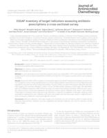 prikaz prve stranice dokumenta ESGAP inventory of target indicators assessing antibiotic prescriptions: a cross-sectional survey