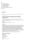 prikaz prve stranice dokumenta How can we improve antibiotic prescribing in primary care?
