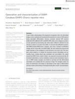 prikaz prve stranice dokumenta Generation and characterization of DSPP- Cerulean/DMP1-Cherry reporter mice