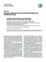 prikaz prve stranice dokumenta Materials and Bioactive Factors in Dental Restoration and Periodontal Therapy