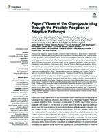 prikaz prve stranice dokumenta Payers' Views of the Changes Arising through the Possible Adoption of Adaptive Pathways