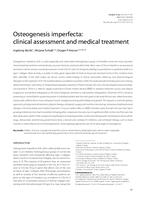 prikaz prve stranice dokumenta Osteogenesis imperfecta: klinička procjena i liječenje