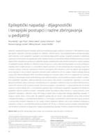 prikaz prve stranice dokumenta Epileptički napadaji - dijagnostički   i terapijski postupci i razine zbrinjavanja   u pedijatriji