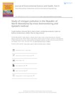 prikaz prve stranice dokumenta  Study of nitrogen pollution in the Republic of  North Macedonia by moss biomonitoring and  Kjeldahl method  