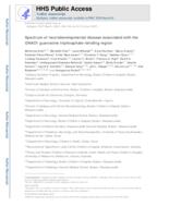 prikaz prve stranice dokumenta Spectrum of neurodevelopmental disease associated with the GNAO1 guanosine triphosphate-binding region