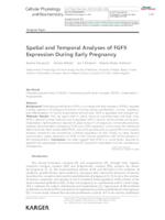 prikaz prve stranice dokumenta Spatial and Temporal Analyses of FGF9 Expression During Early Pregnancy.