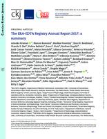 prikaz prve stranice dokumenta The ERA-EDTA Registry Annual Report 2017: a summary
