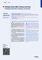 prikaz prve stranice dokumenta Cardiologia Croatica vidljiva u SCImago Journal Rank