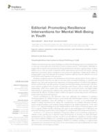 prikaz prve stranice dokumenta Editorial: Promoting Resilience Interventions for Mental Well-Being in Youth