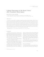 prikaz prve stranice dokumenta Calpain expression in the brain cortex after traumatic brain injury