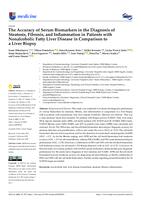 prikaz prve stranice dokumenta The Accuracy of Serum Biomarkers in the Diagnosis of Steatosis, Fibrosis, and Inflammation in Patients with Nonalcoholic Fatty Liver Disease in Comparison to a Liver Biopsy