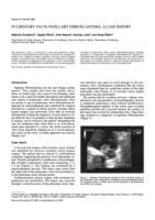 prikaz prve stranice dokumenta Pulmonary valve papillary fibroelastoma : a case report