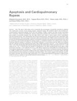 prikaz prve stranice dokumenta Apoptosis and cardiopulmonary bypass