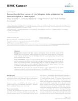prikaz prve stranice dokumenta Serous borderline tumor of the fallopian tube presented as hematosalpinx: a case report