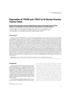 prikaz prve stranice dokumenta Expression of CD133 and CD117 in 64 Serous Ovarian Cancer Cases